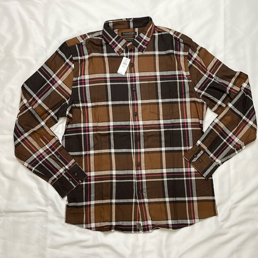 Banana Republic Ultra Soft Flannel NEW Large